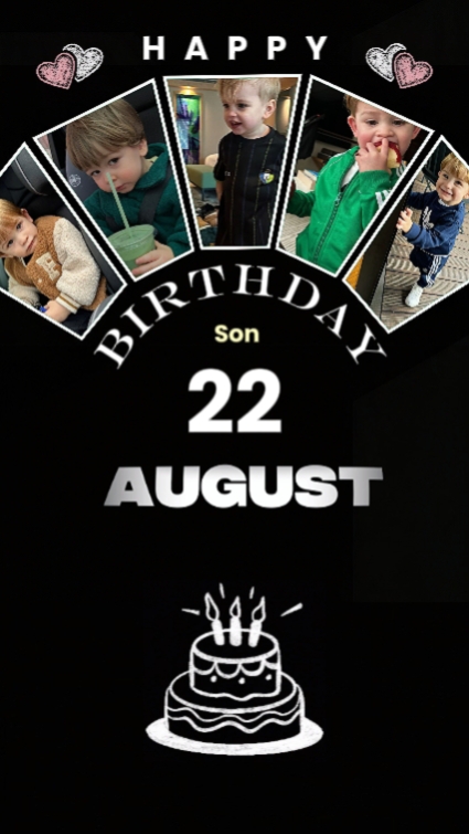 Hbd son 22 august 