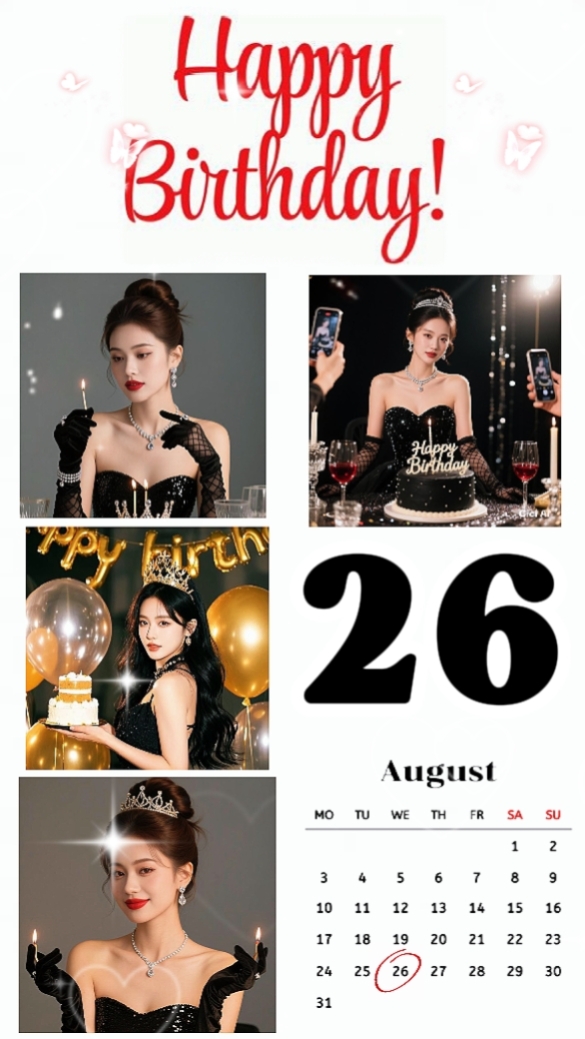 CUMPLEAÑOS 26 DE AGOSTO 