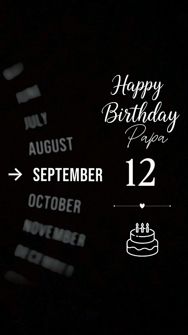 Geburtstag Papa