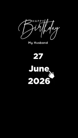HBD HUSBAND 27 JUNE