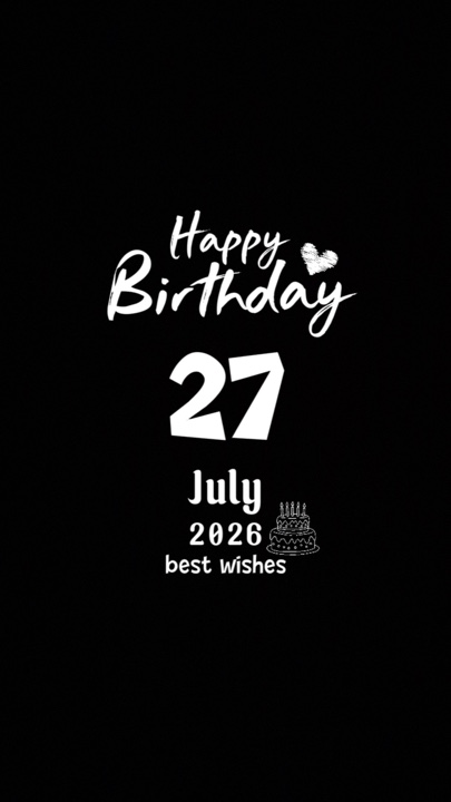 Happy birthday 