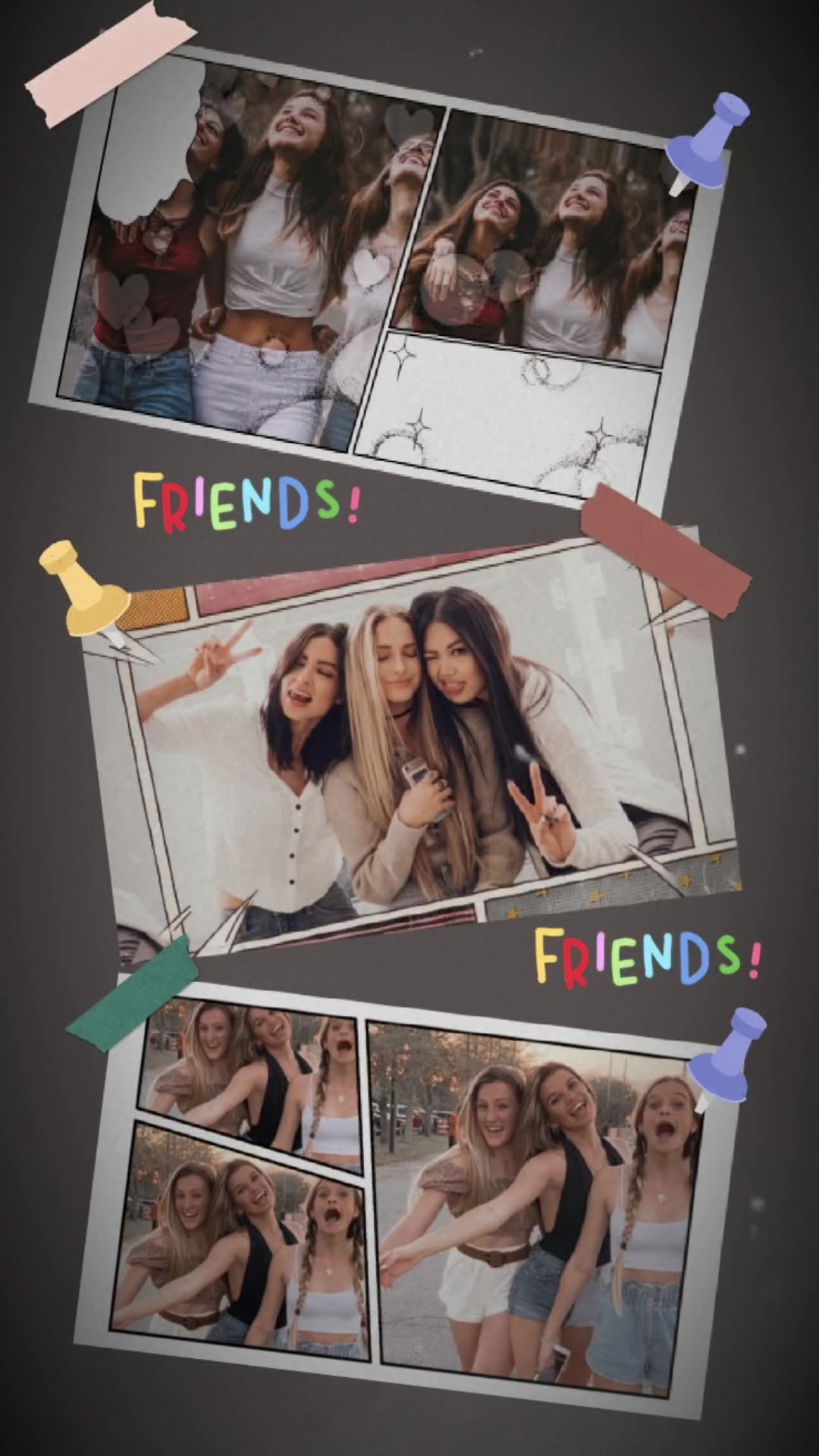 Collage Freunde