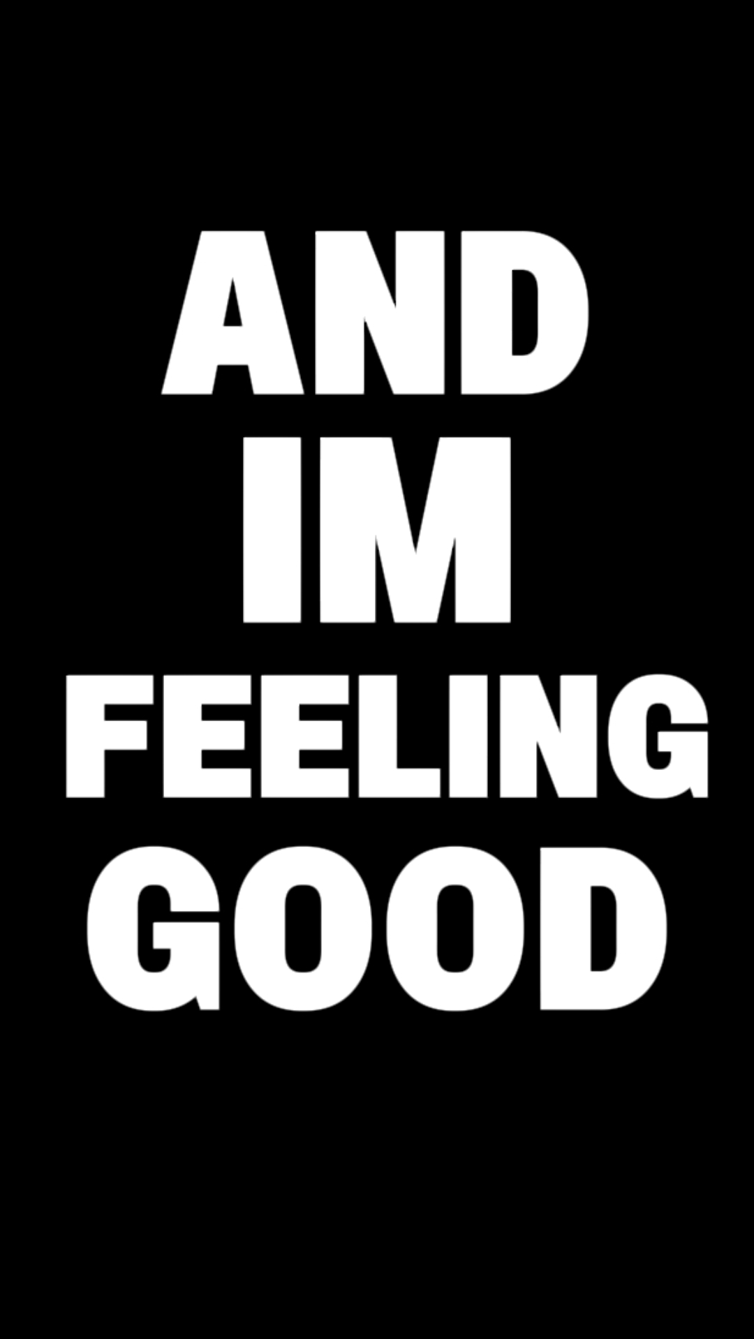 Y me siento bien 
