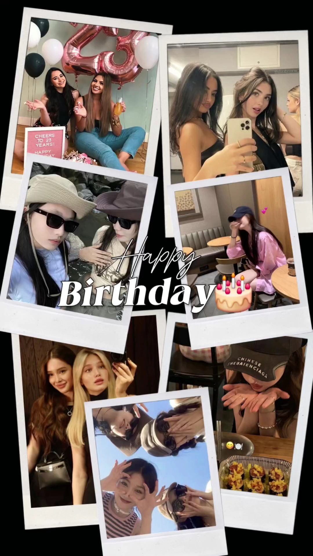 Birthday collage
