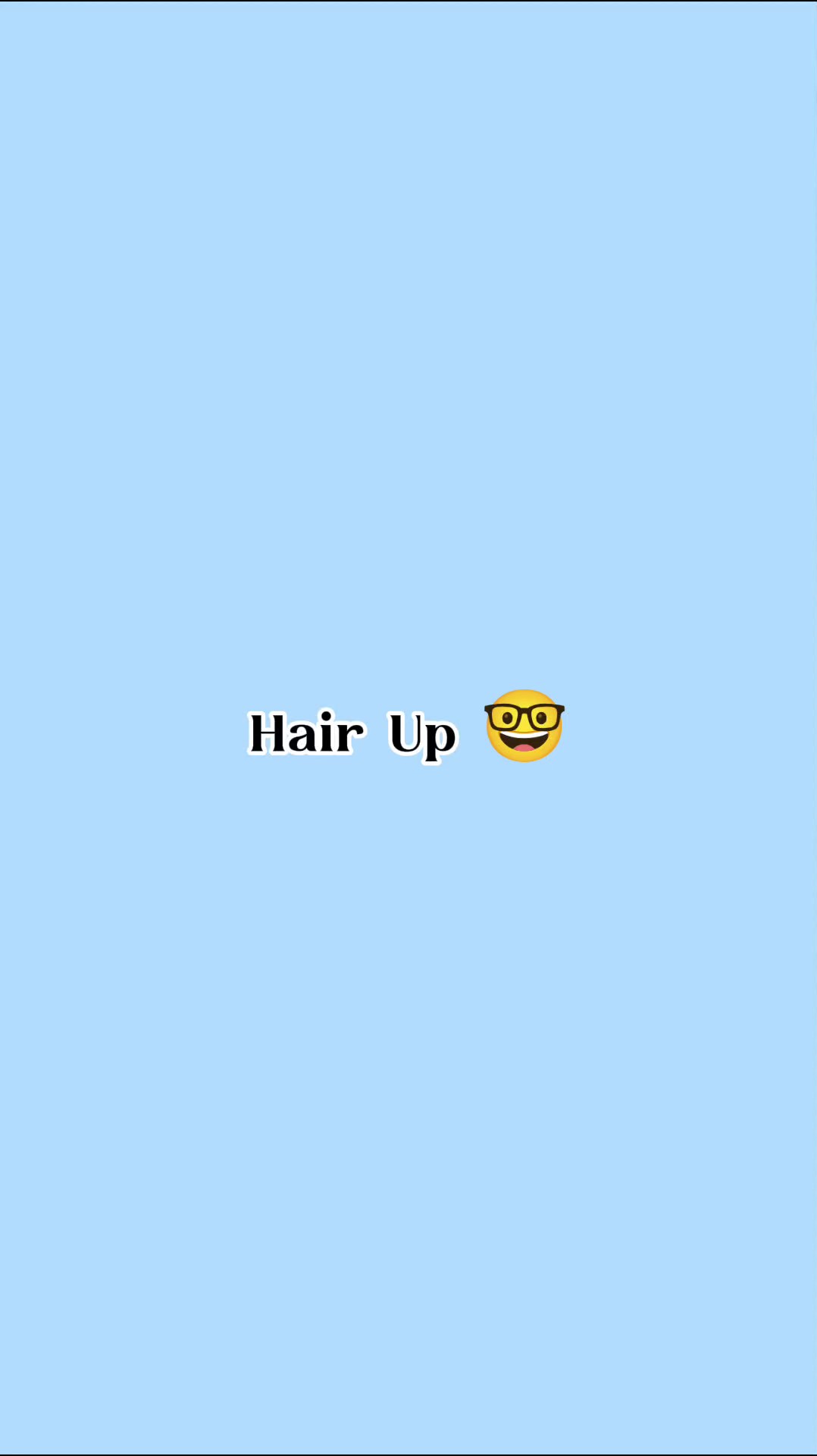 hair up