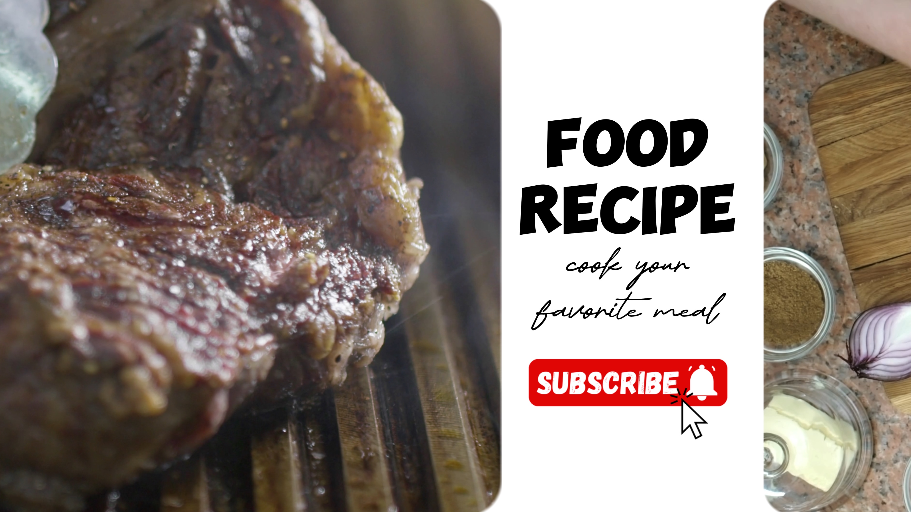 Food recipe intro