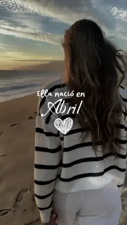 ella nació en abril 