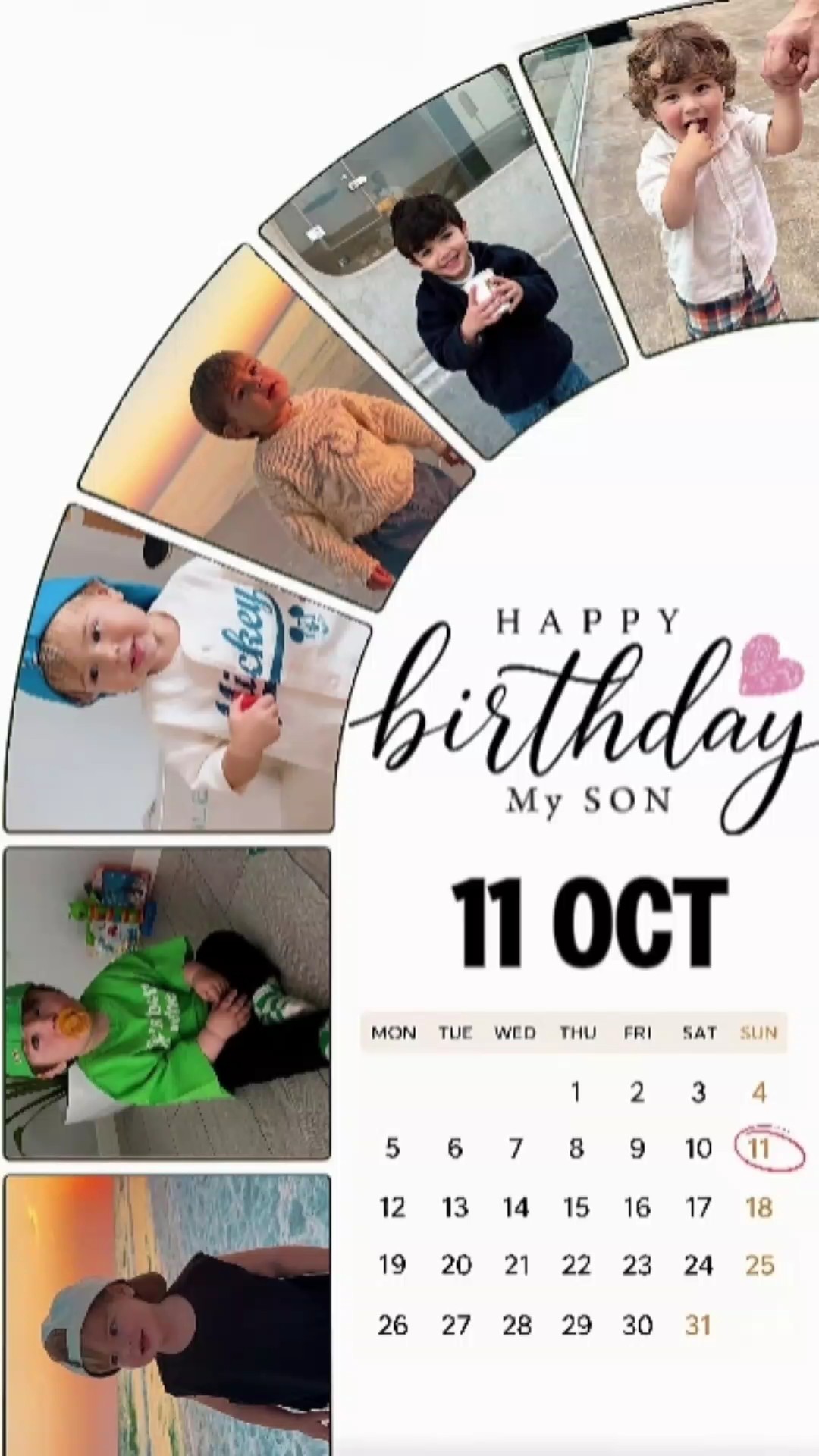 selamat ulang tahun anak 11 oktober