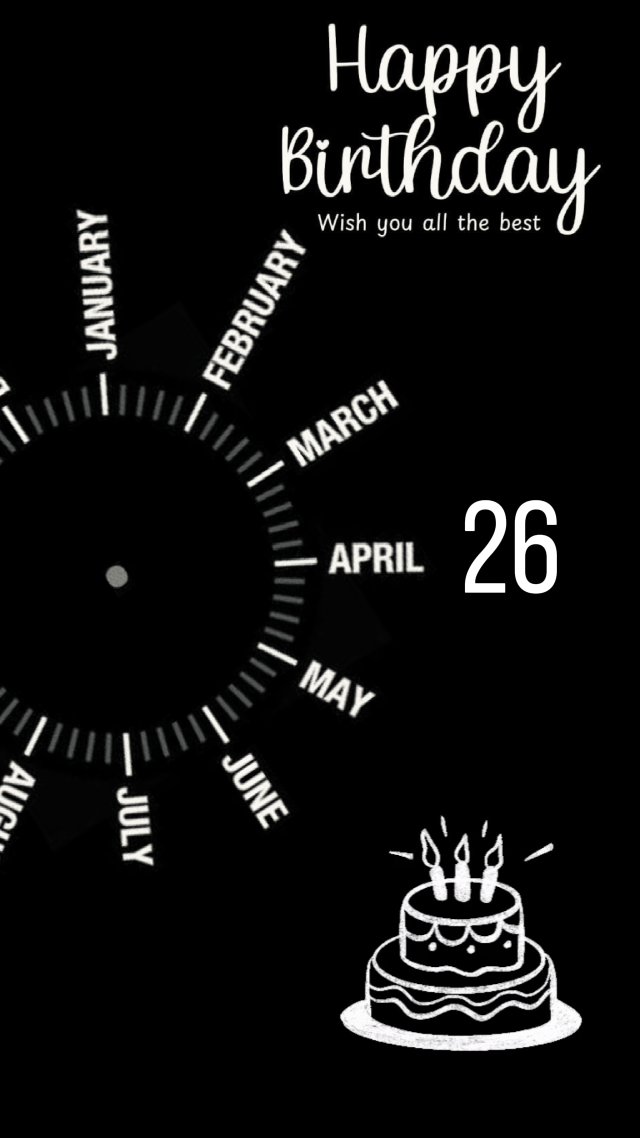 GEBURTSTAG 26 APRIL