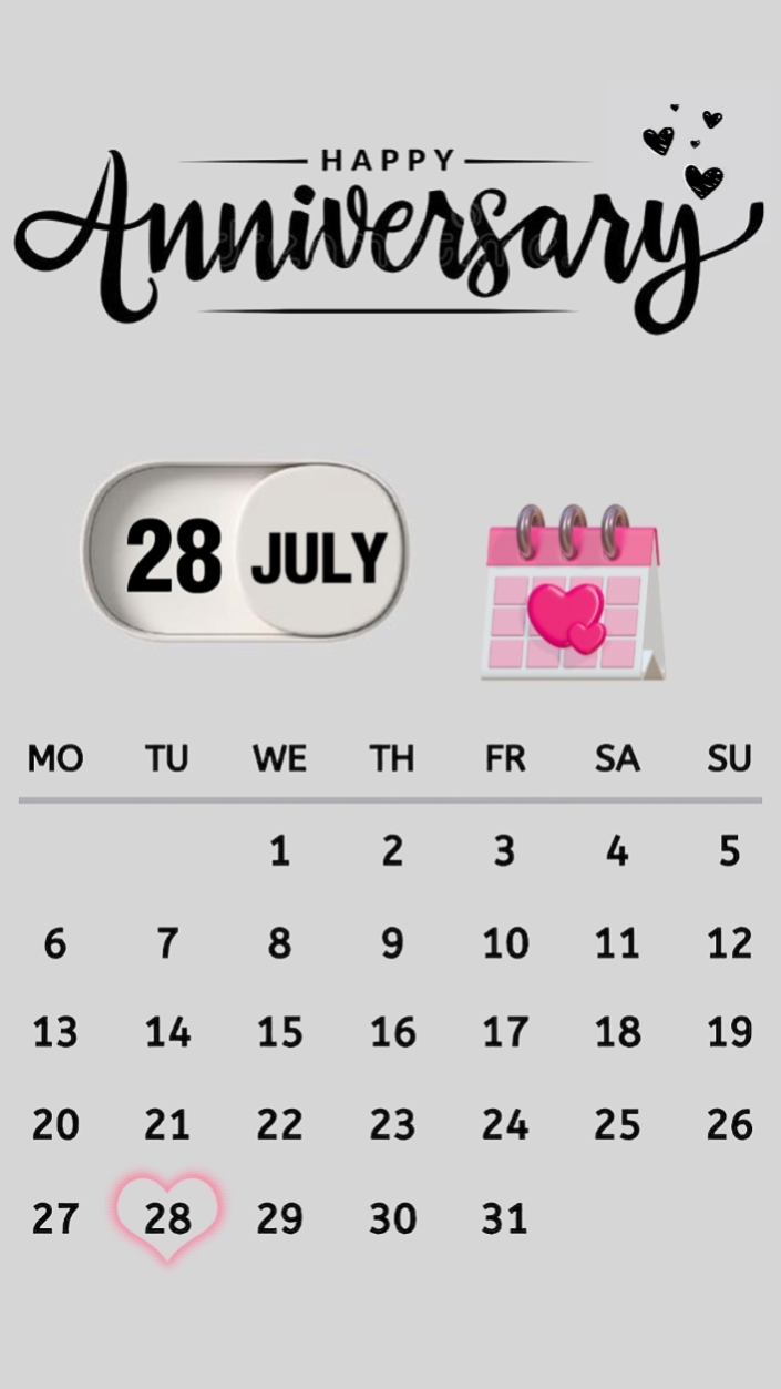 Anniversary 28 July