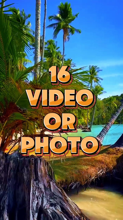 16 vídeo ou foto 