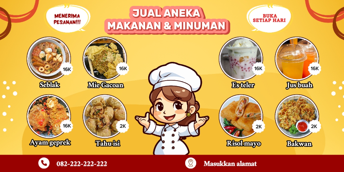 promosi jualan makan