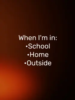 When I'm in