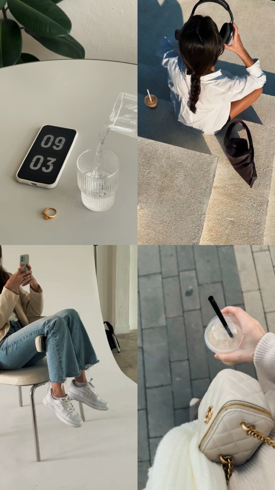 4 grid videos