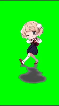 anime girl dancing