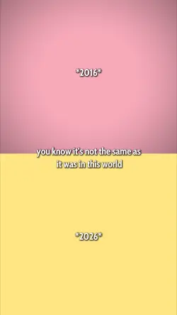 as it was