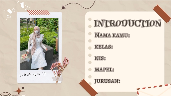 pengantar diri