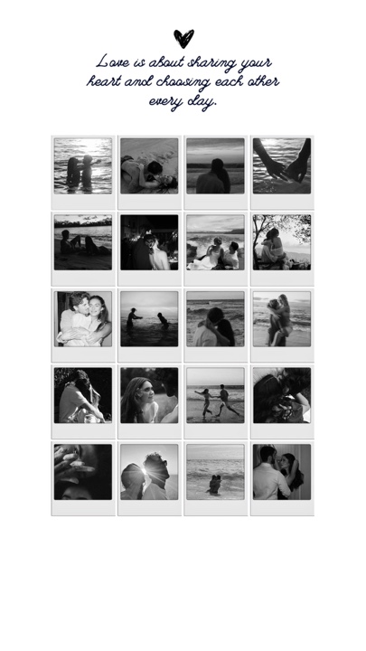 collage de photos d'amour🖤