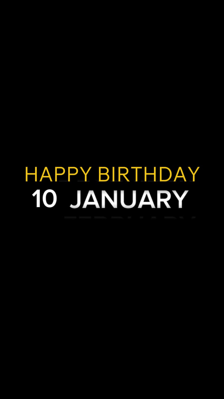 ULANG TAHUN 10 JANUARI 