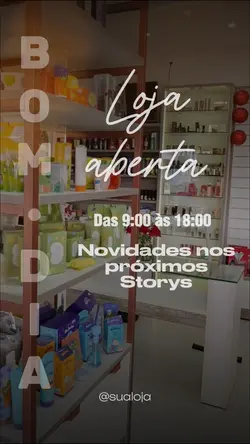Loja aberta 