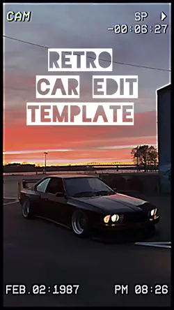 Retro car edit ✍️ 📸