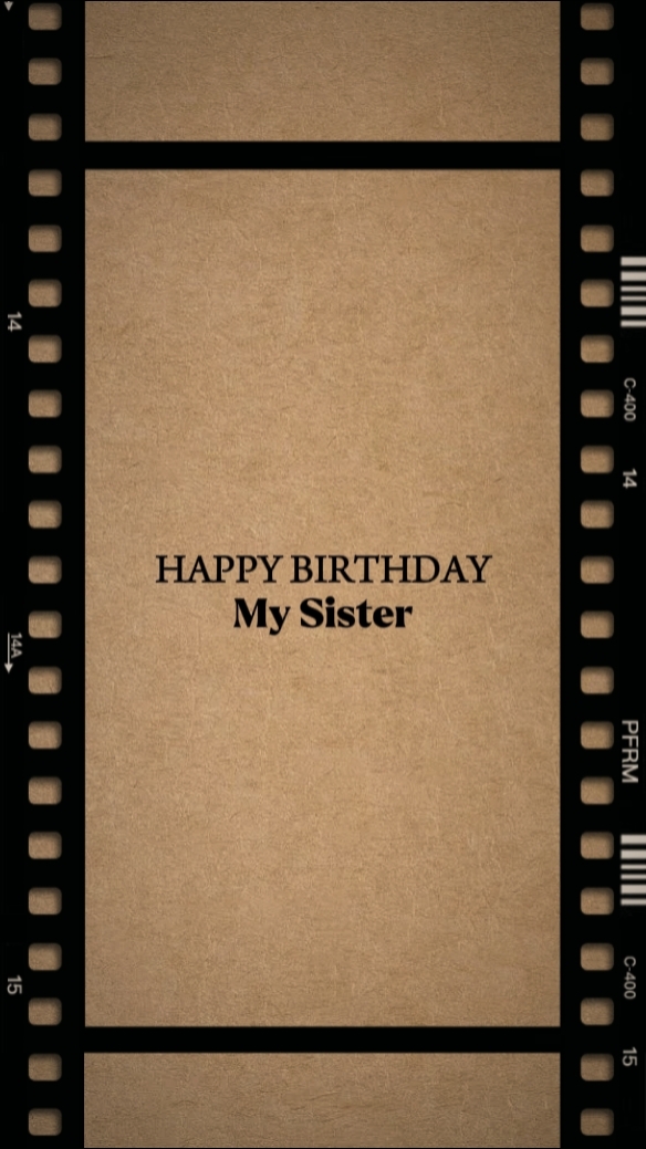 Birthday My Sister