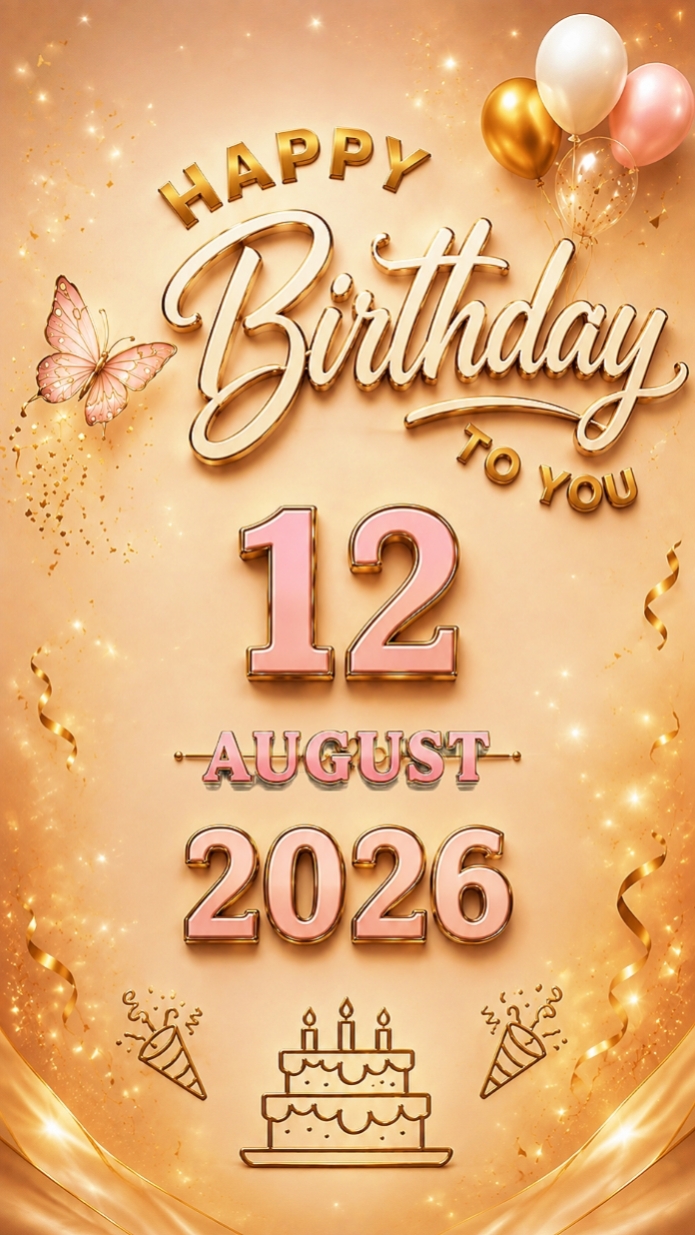 12 de agosto cumpleaños