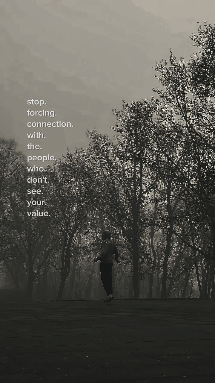 Stop forcing |
