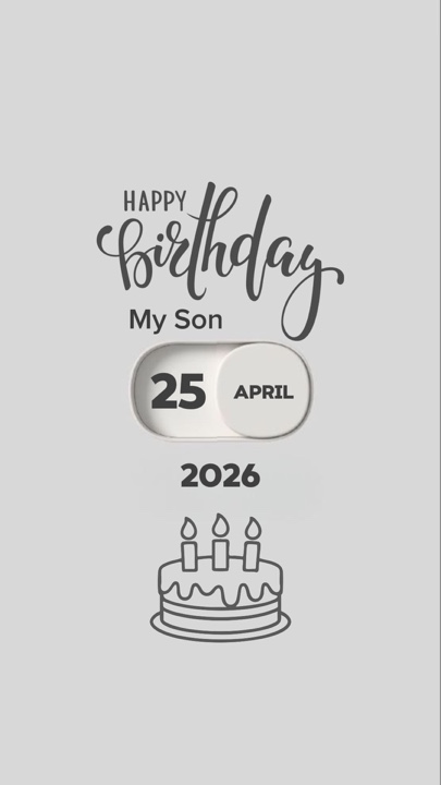 HBD 25 APRIL MYSON