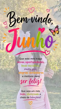 bem-vindo junho 