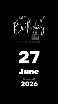 Hbd 27 June 2026 