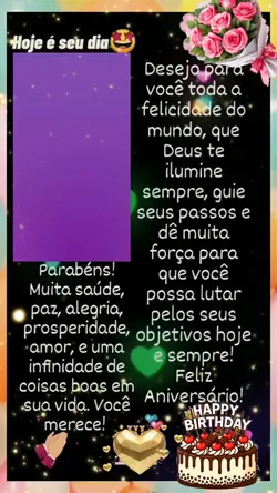 feliz aniversário