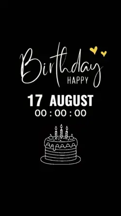 HBD 17 AUGUST 2026
