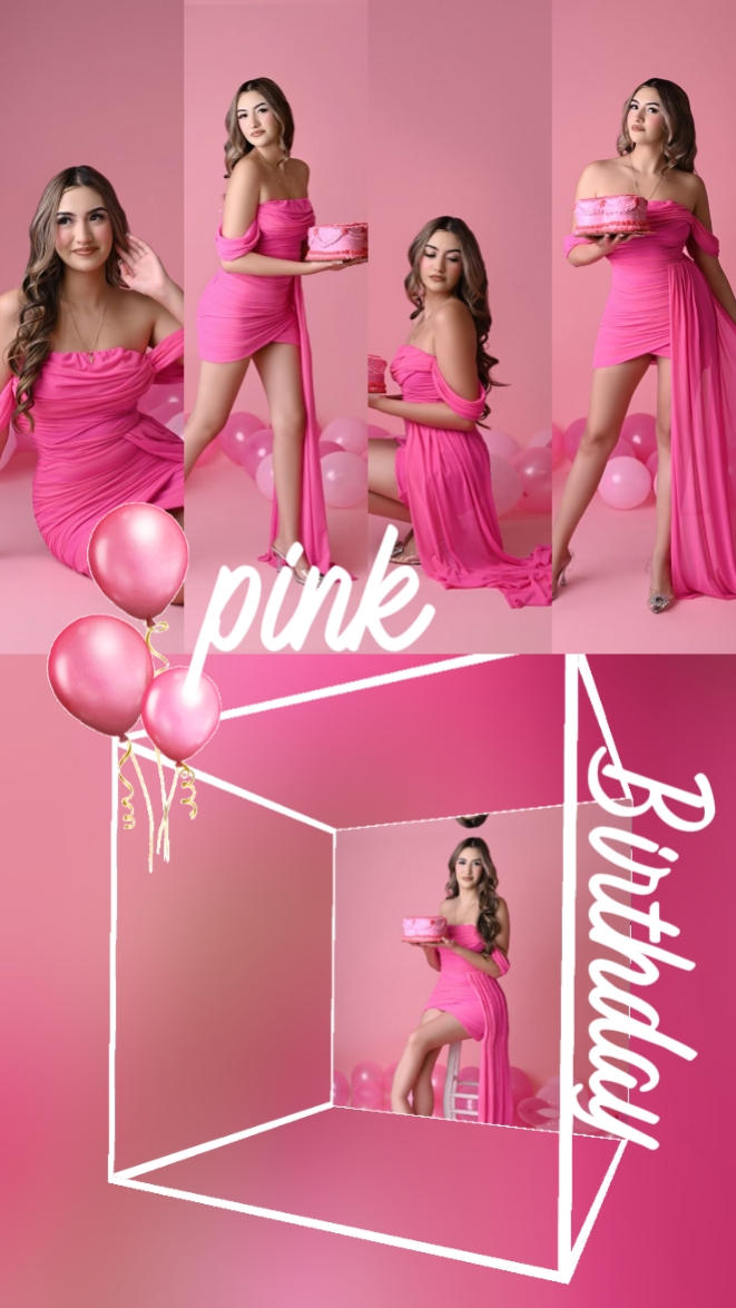 Aniversário rosa 