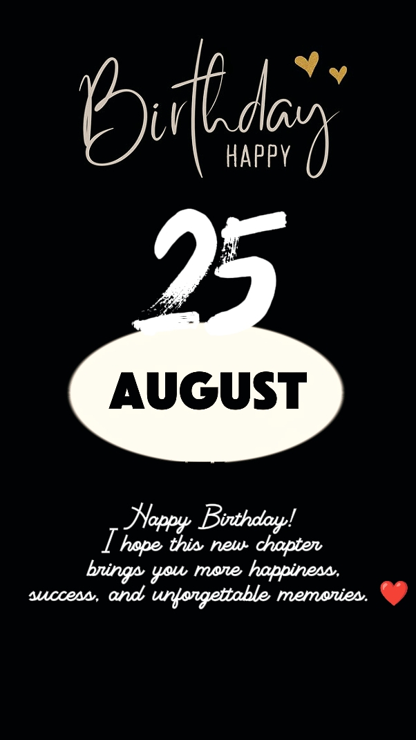 HBD 25 DE AGOSTO