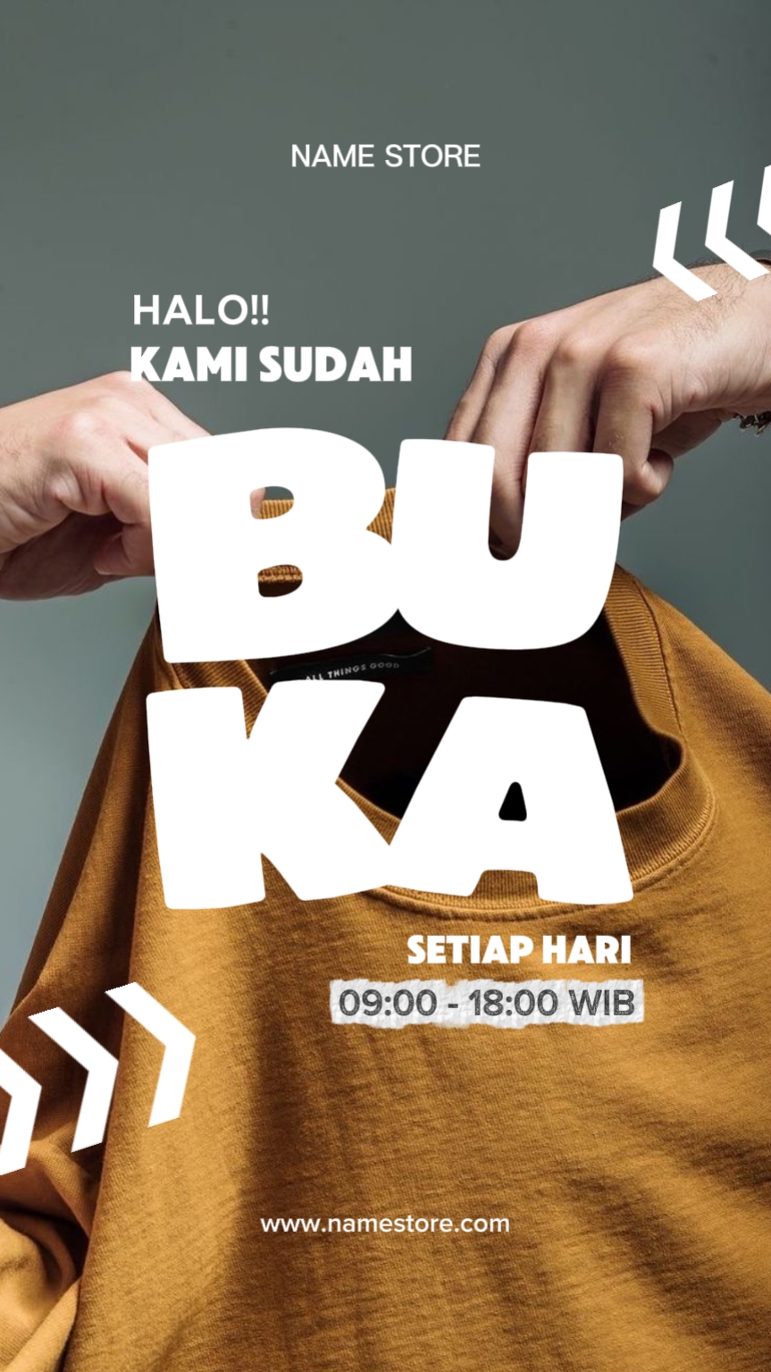 KAMI SUDAH BUKA