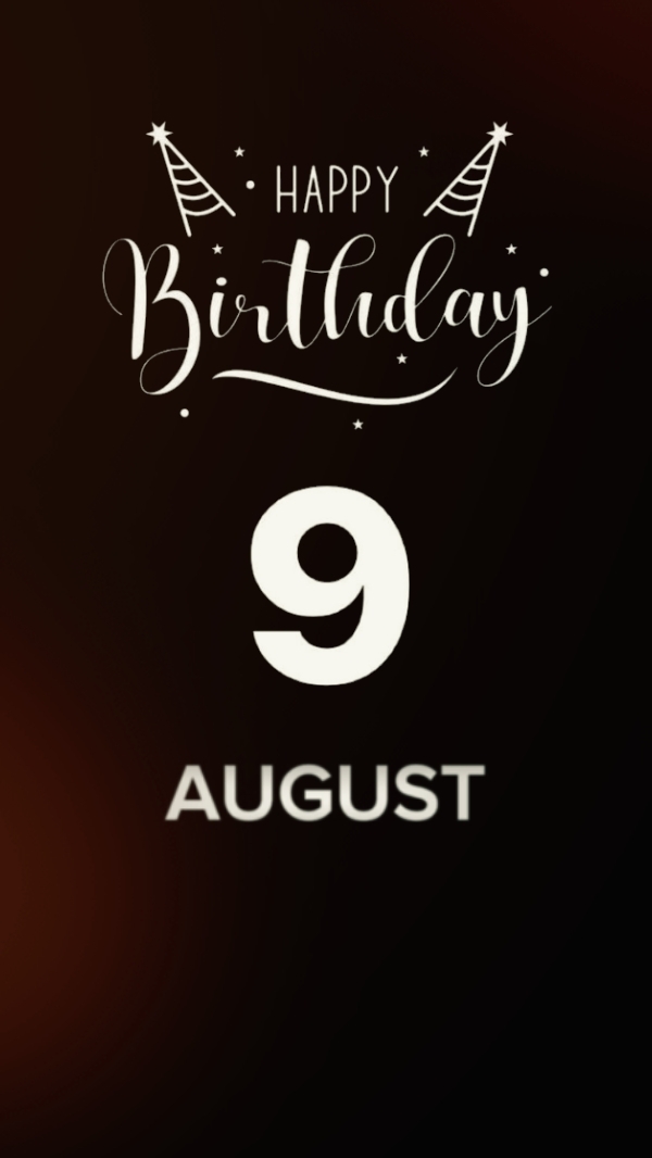 Ulang Tahun 9 Agustus 