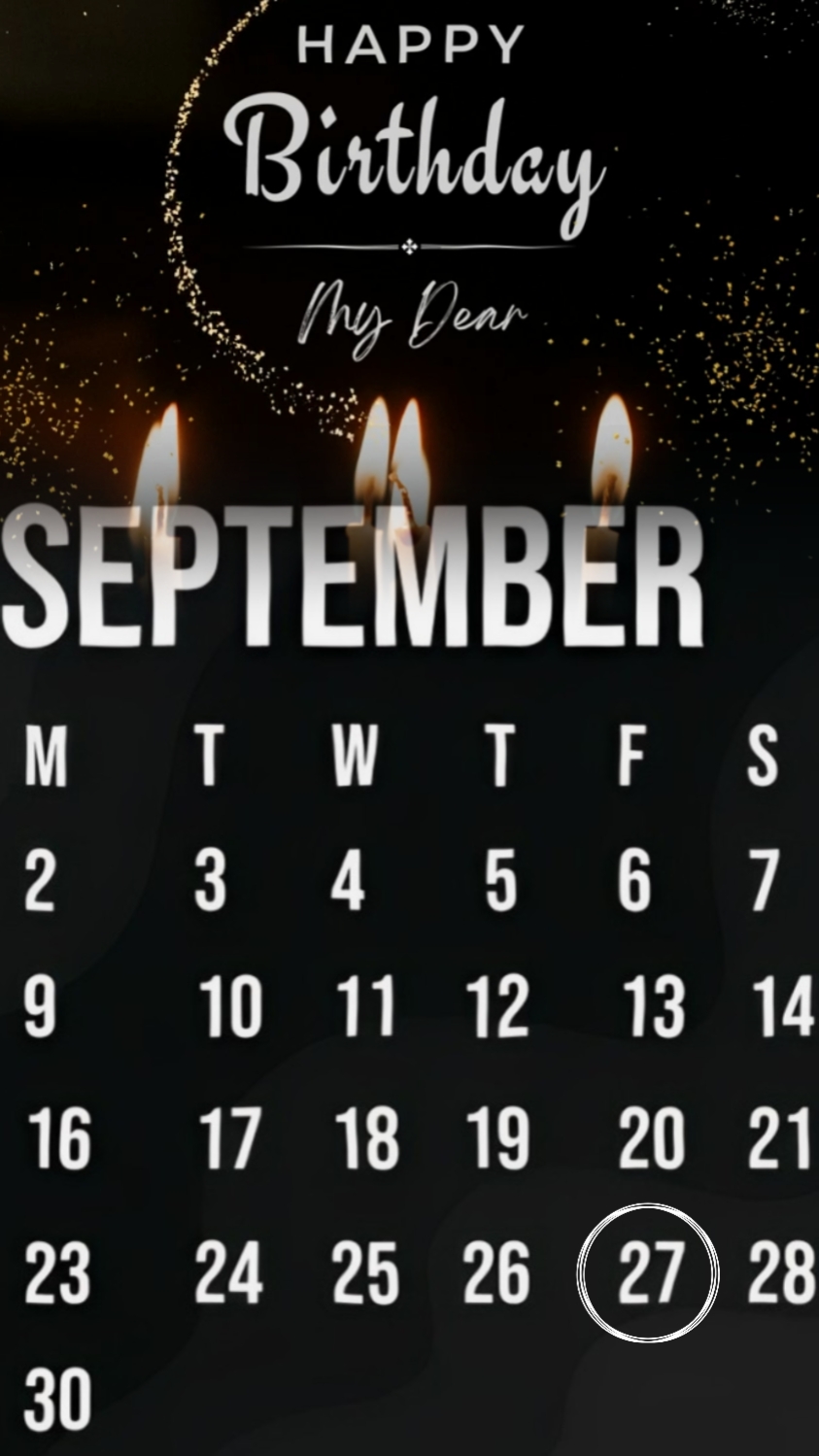 BRITHDAY 27 SEP 2024