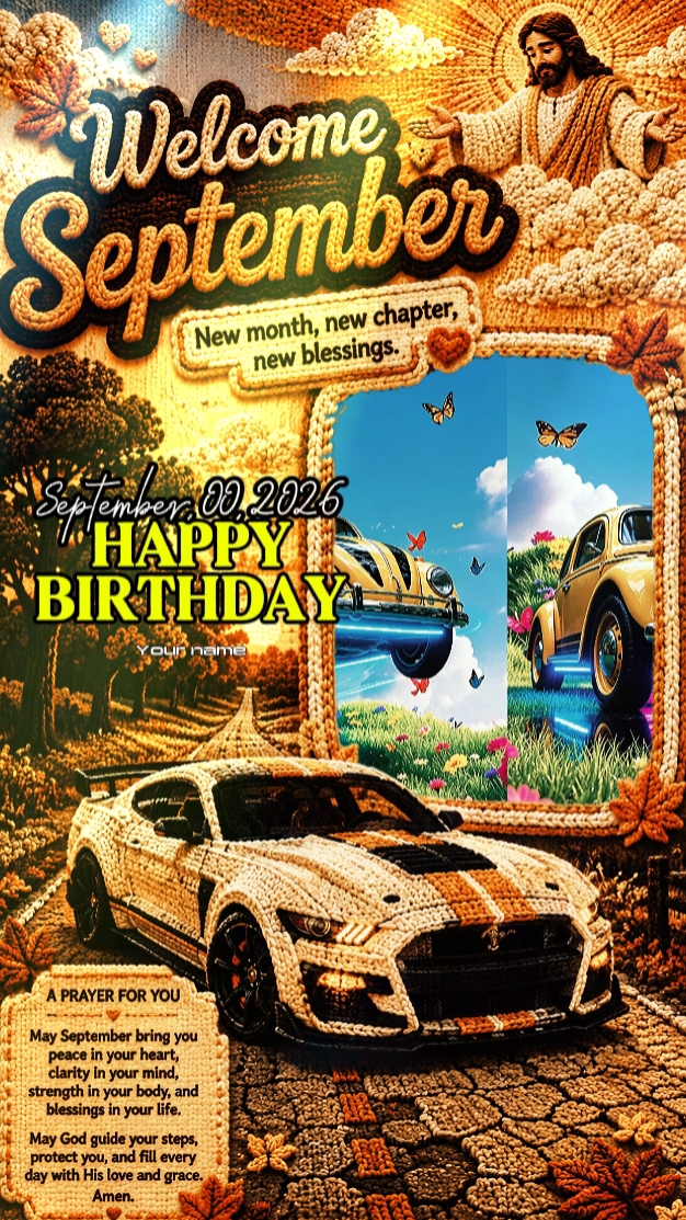 frame car birthday