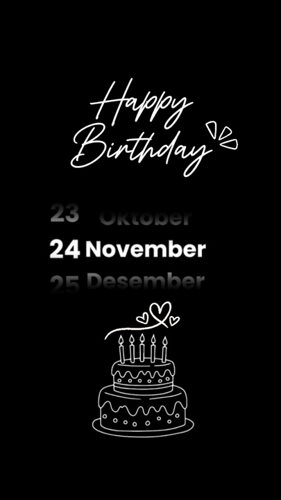 joyeux anniversaire 24 novembre
