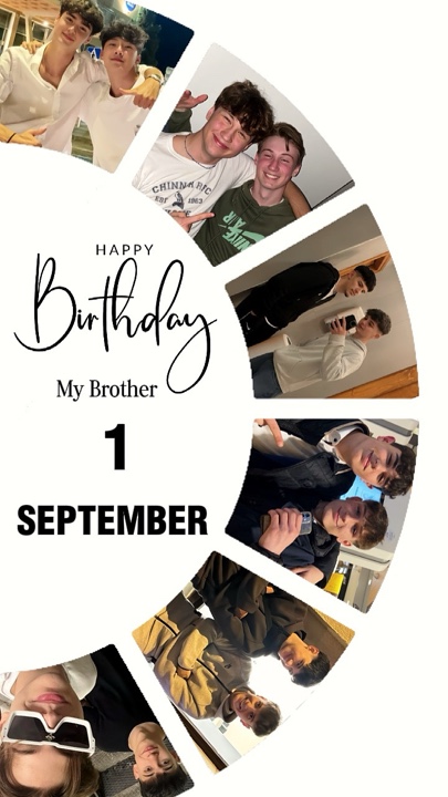 HBD BROTHER 1 DE SETEMBRO