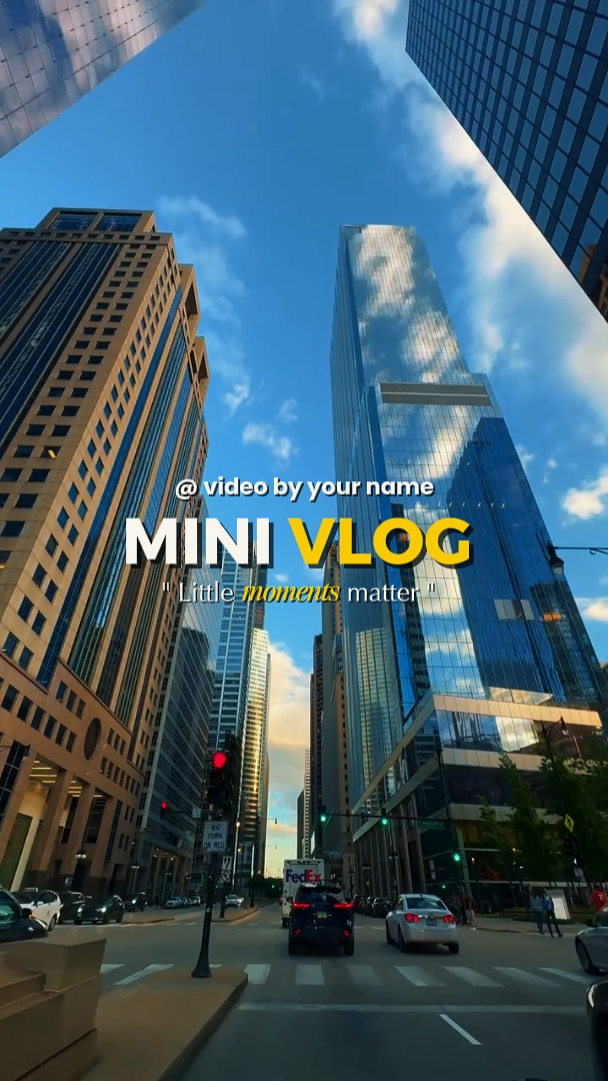 mini vlog 1 minute