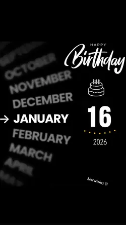 hbd 16 January 2026
