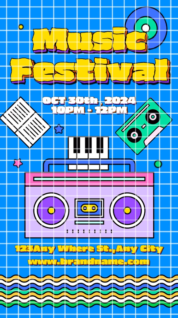 Pop Art Style müzik festivali IG makarası