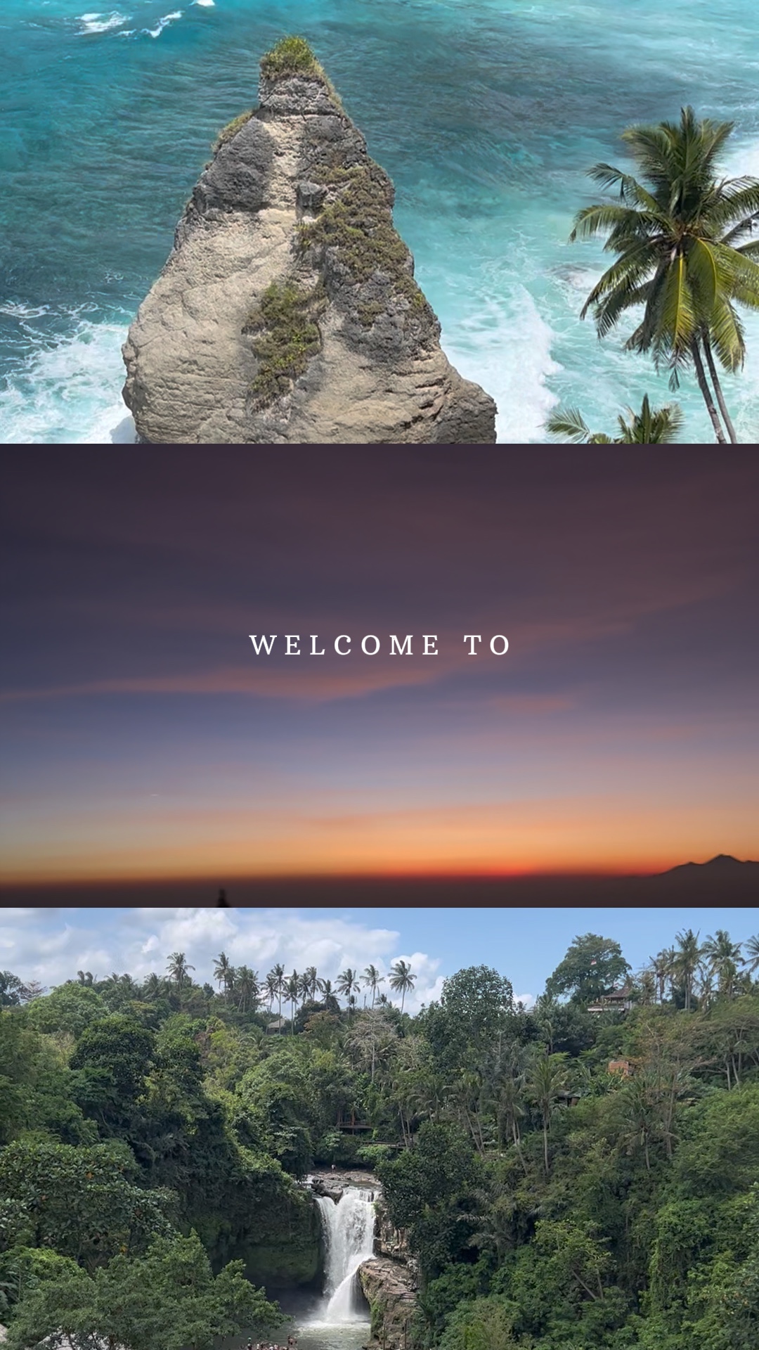 Travel template bali