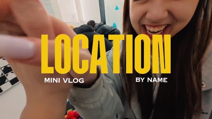 Mini ubicación de vlog