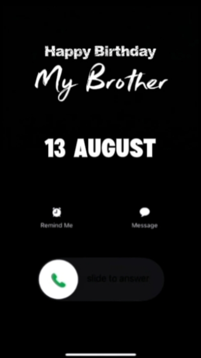 HBD Brother 13 Augus