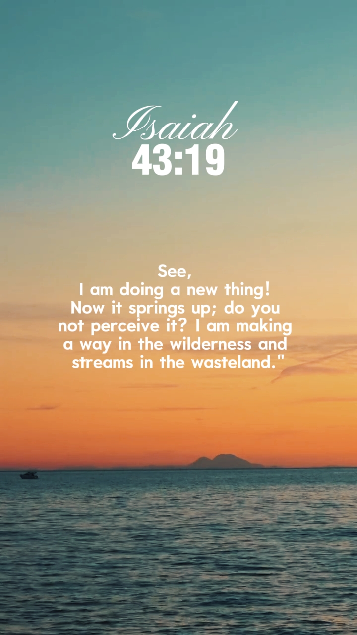 ISAÍAS 43: 19