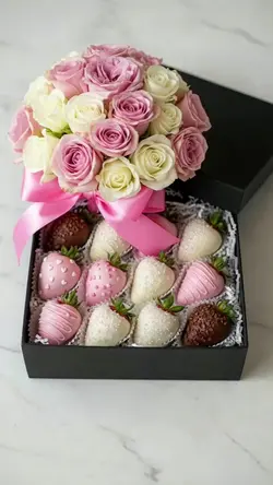 Gift-Ready Chocolate Strawberry Reveal