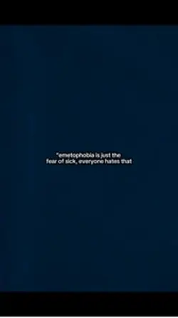 emetophobia 
